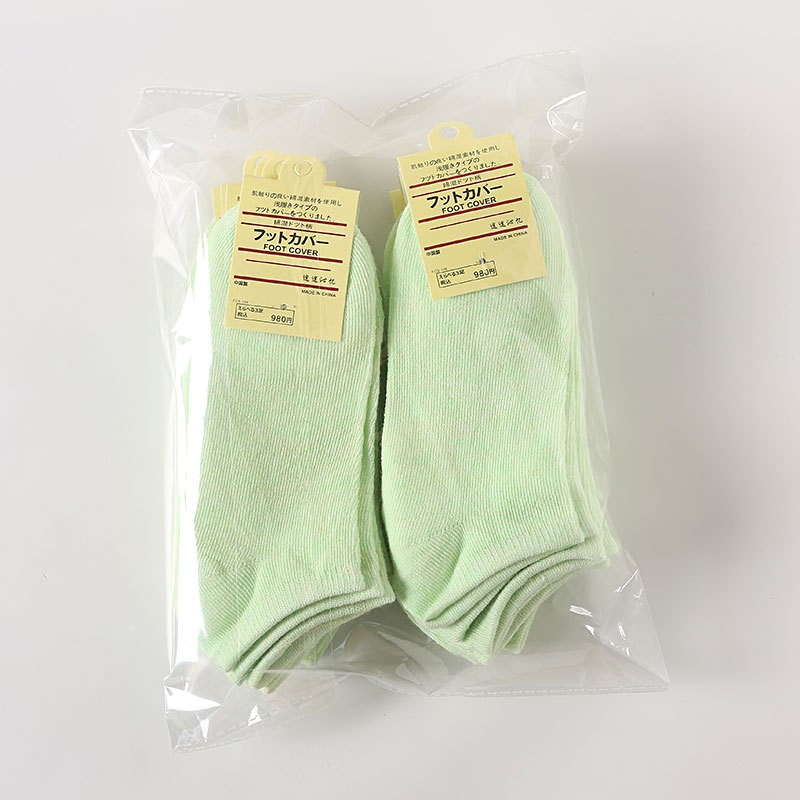 [COMBO 10 ĐÔI] Tất Nữ Cổ Ngắn chuẩn xuất Nhật, Vớ Nữ Cotton Co Giãn Cao Cấp, Mềm mịn, êm chân - CB024