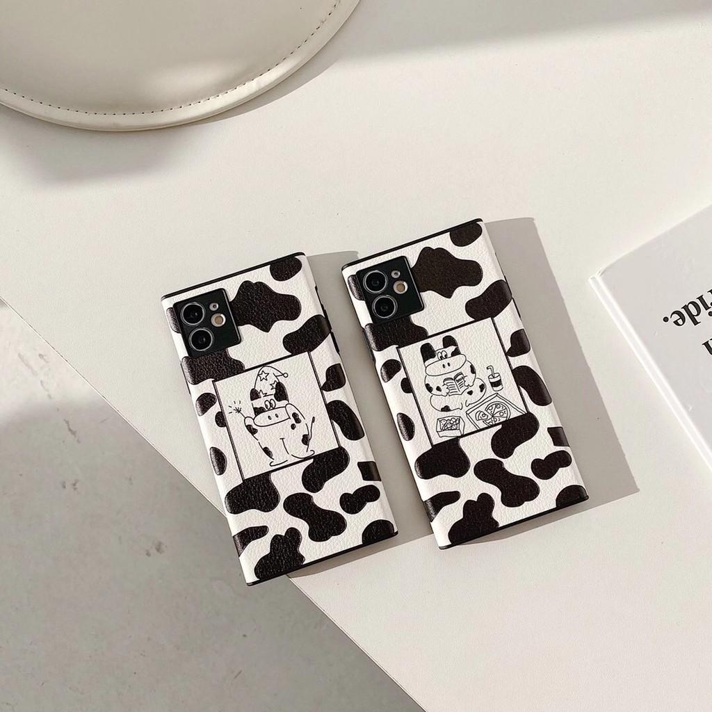Hợp iphone case 12/12mini/12pro/12pro max/11/11pro/11pro max/xs max/xr/xs/x/8/7/8plus/7plus Cute cow  Vỏ não Vỏ bảo vệ | BigBuy360 - bigbuy360.vn