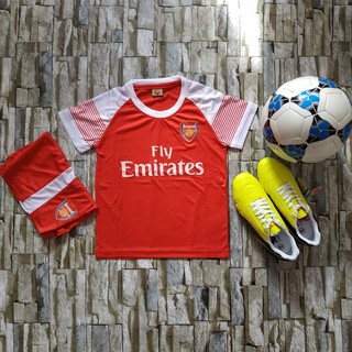 QUẦN ÁO BÓNG ĐÁ TRẺ EM ARSENAL ĐỎ GIÁ RẺ CHẤT LƯỢNG