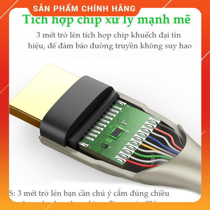 Cáp HDMI 2.0 Carbon chuẩn 4K mạ vàng UGREEN HD131 dailyphukien