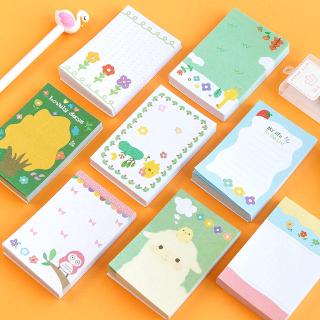 Bộ 100 giấy note ghi chú họa tiết hoạt hình độc đáo