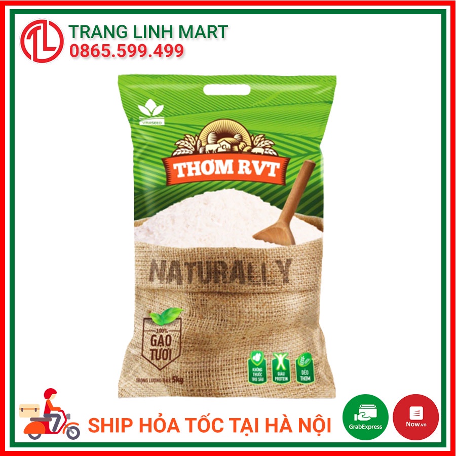 Gạo thơm RVT Vinaseed túi 5kg