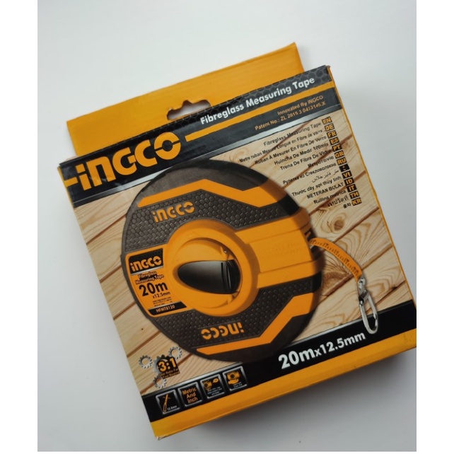 [RẺ NHẤT SHOPEE] Thước dây sợi thủy tinh INGCO HFMT8120 20mx12.5mm