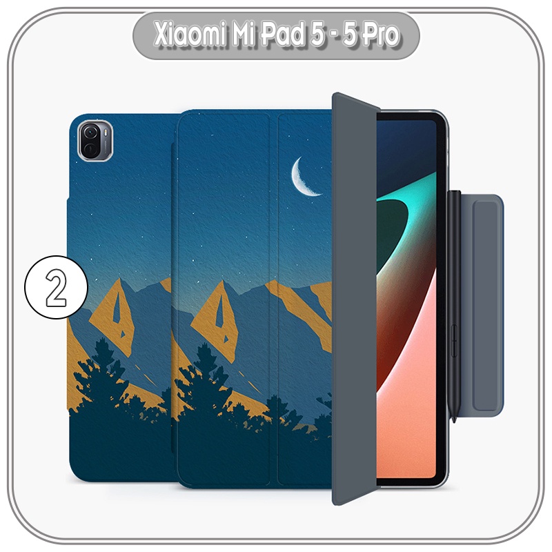 Bao da hít hình cho Xiaomi Mi Pad 5 - 5 Pro không viền, tự động khóa màn hình