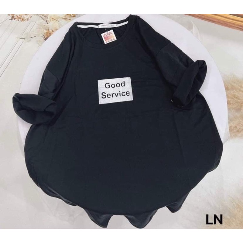 Áo phông ô vuông chữ GOOD DA6