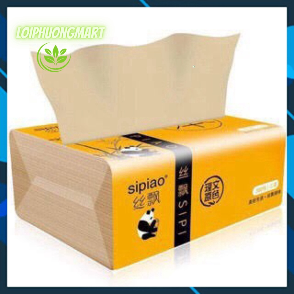 1 Gói 300 tờ giấy ăn Gấu trúc Sipiao siêu dai .