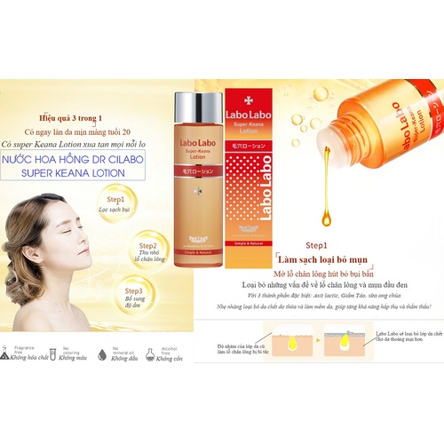 Nước hoa hồng Dr.Ci: Labo Super Keana lotion 100ml