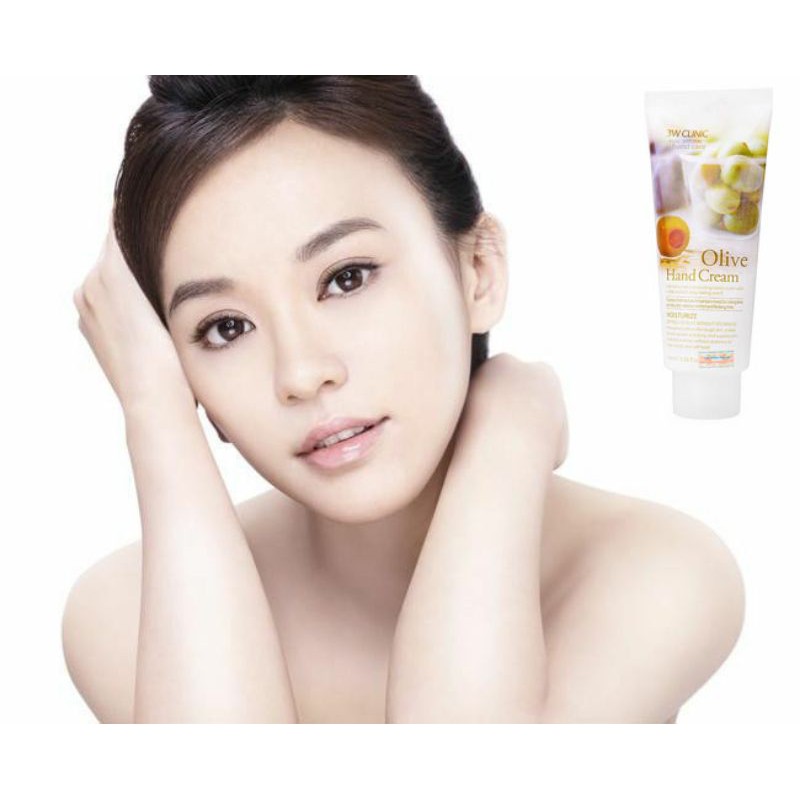 💋2 Tuýp Kem Dưỡng Da Tay Olive 3W Clinic Hand Cream (100ml)💋💋