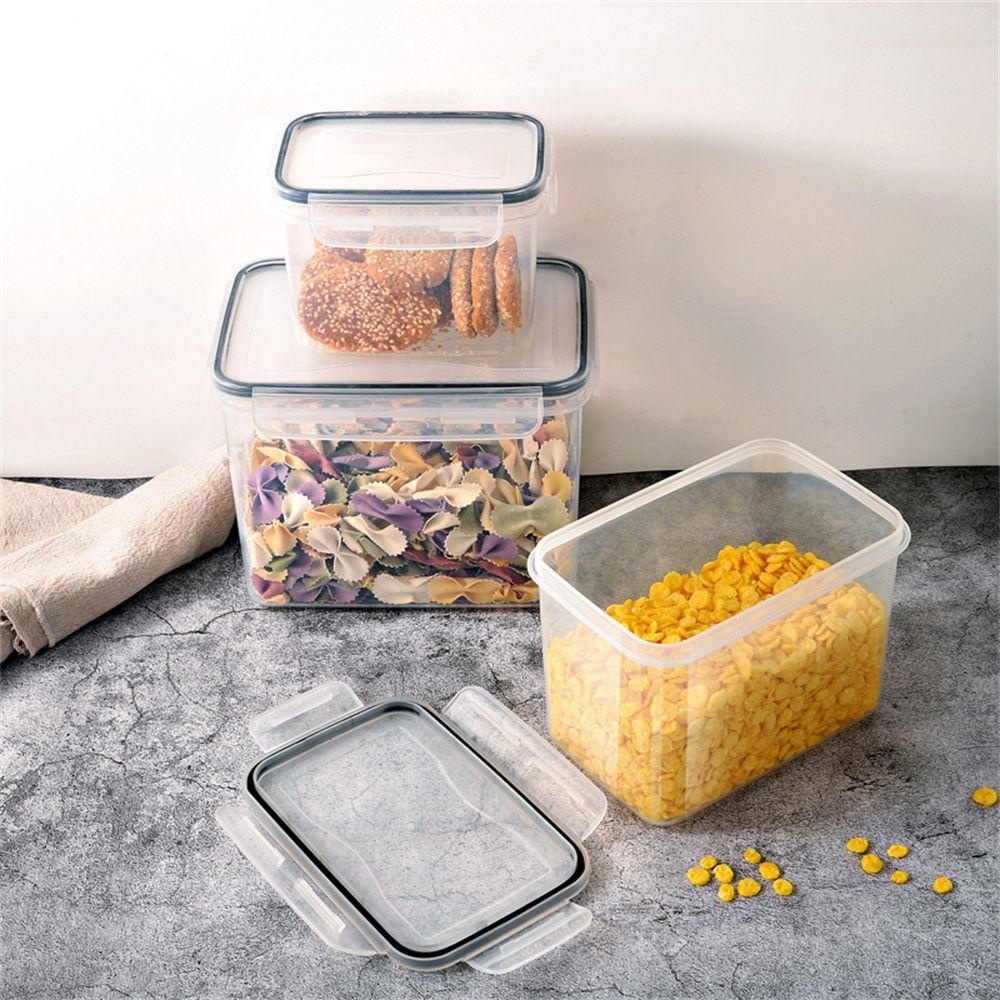 ORIENTLII Set 6 Hộp Nhựa Trong Suốt Đựng Thực Phẩm Đa Năng