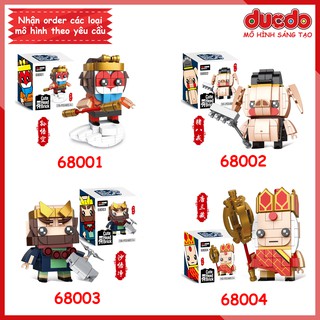 Brick Headz các nhân vật Tây du ký tuyệt đẹp - Đồ chơi Lắp ghép Mini Minifigures Mô hình BrickHeadz DCOOL 68001 68004