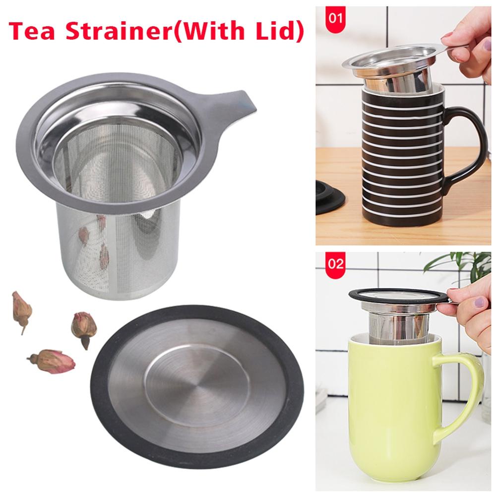 Dụng Cụ Lọc Trà Cầm Tay Bằng Thép Không Gỉ