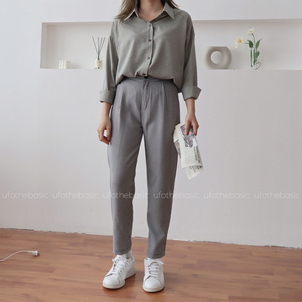 Quần baggy caro - caro baggy - ufo.thebasic | BigBuy360 - bigbuy360.vn