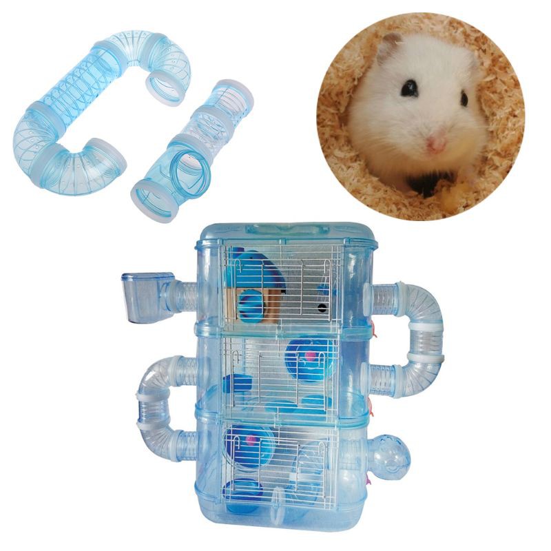 Đồ Chơi Ống Nhựa Acrylic Nối Ống Nước Chuột Hamster