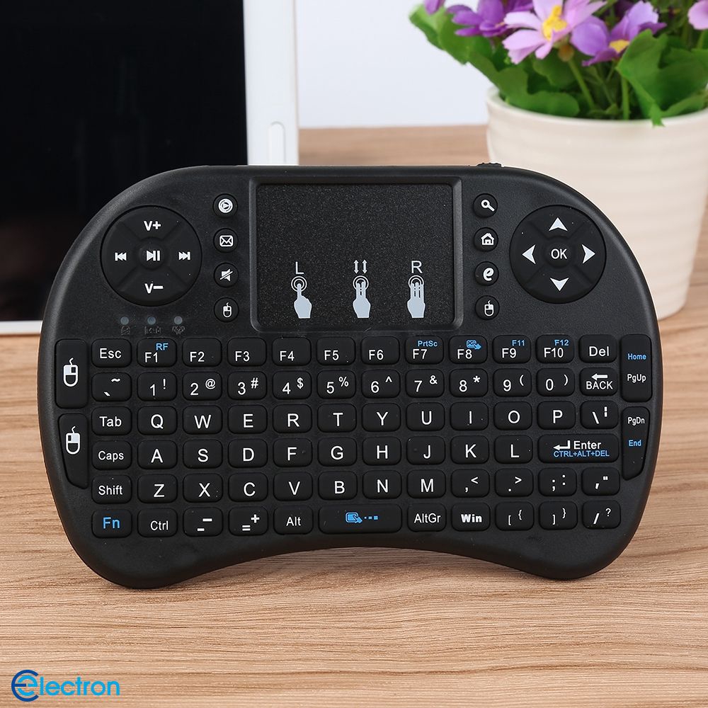 ★Electron I8 Mini Keyboard Mouse 2.4G Wireless Touchpad Keyboard and Mouse for Ps4 Google Android Tv Box Gaming ★Electron