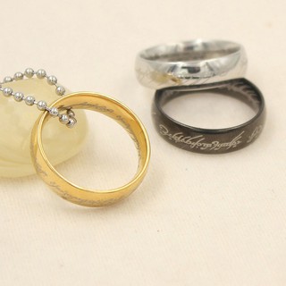 NHẪN CHỮ CỔ MAY MẮN TITANIUM
