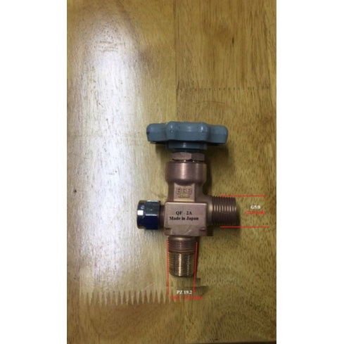 Van tổng đầu bình C02- QF - 2A Nhật Bản bình C02 thủy sinh