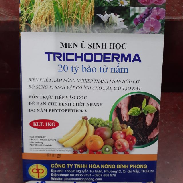 CHẾ PHẨM SINH HỌC TRICHODERMA 1KG