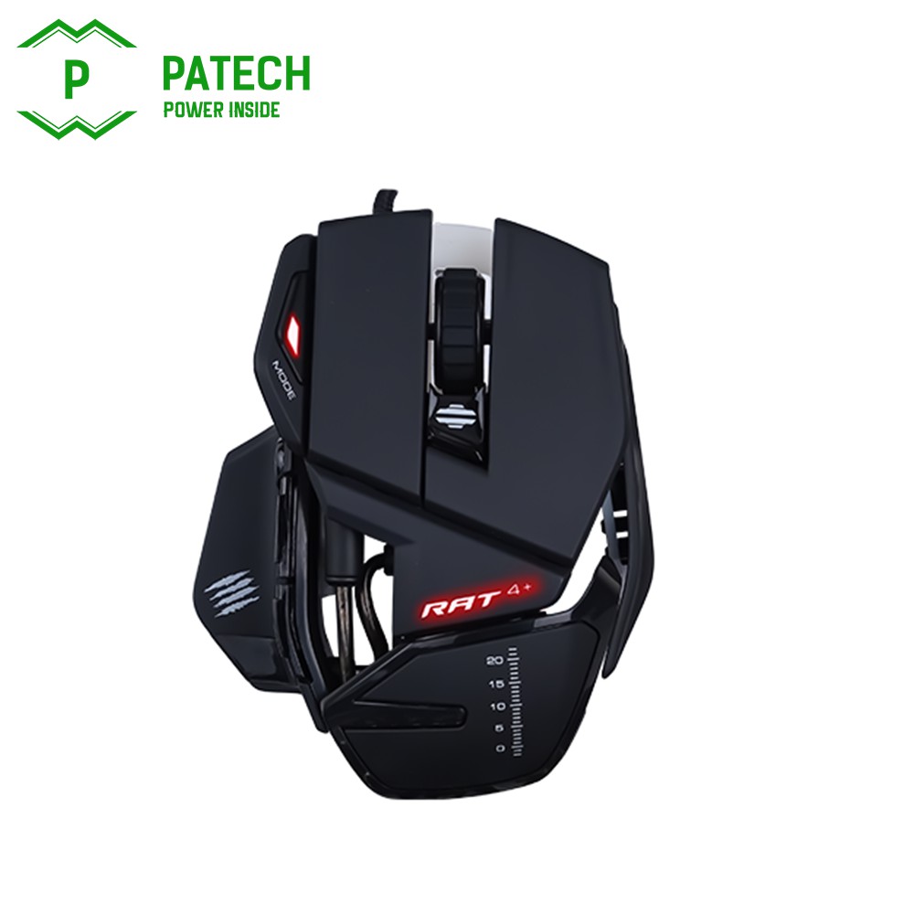 ˂PATECH˃ Chuột máy tính Authentic MADCATZ R.A.T 4+ - Hàng chính hãng