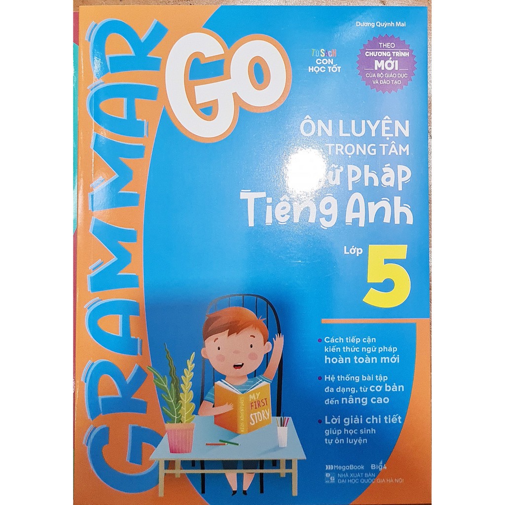 Sách-Sách Grammar Go ôn luyện trọng tâm ngữ pháp tiếng anh lớp 5