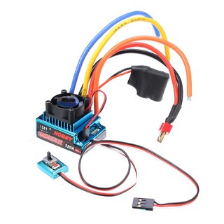 Bộ Điều Tốc Không Chổi Than Tsky 120A 1 / 10 1 / 8 6V Esc Cho Xe Ô Tô Điều Khiển Từ Xa