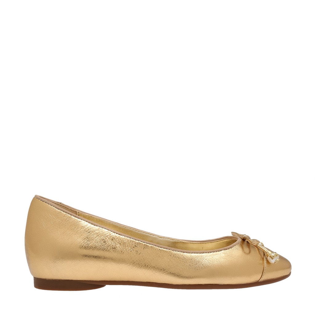 Giày Michael Kors Gia Ballet Pale Gold