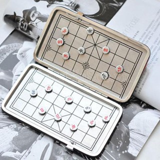  Bàn cờ tướng nam châm mini bỏ túi Chất Liệu Inox Không Gỉ Quân Cờ Được In Sắc Nét cờ tướng gấp gọn 