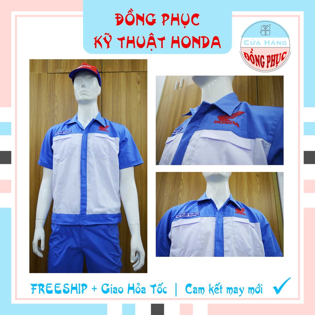 ĐỒNG PHỤC NHÂN VIÊN KỸ THUẬT VIÊN - KỸ THUẬT TRƯỞNG CHÍNH HÃNG HONDA, ĐÚNG CHUẨN CỦA HEAD, Gía sỉ!