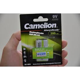 PIN SẠC 9V CHÍNH HÃNG CAMELION -DUNG LƯỢNG CAO