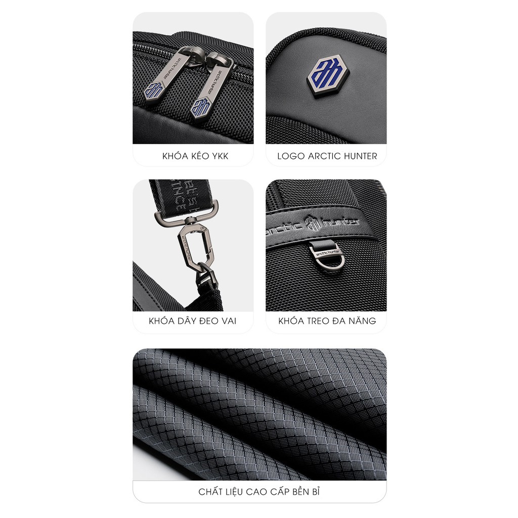 ZÓNG® Túi Đeo Chéo iPad 9.7" ARCTIC HUNTER 116