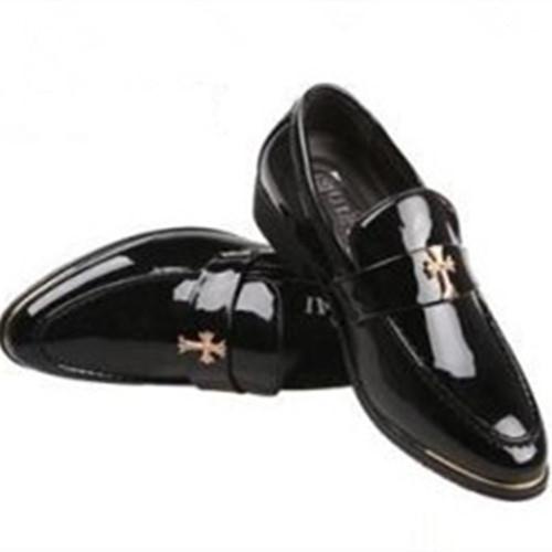 ✥Giày Tây Da Bóng Mũi Nhọn Phong Cách Anh Quốc Thời Trang Xuân Thu Mới Cho Nam