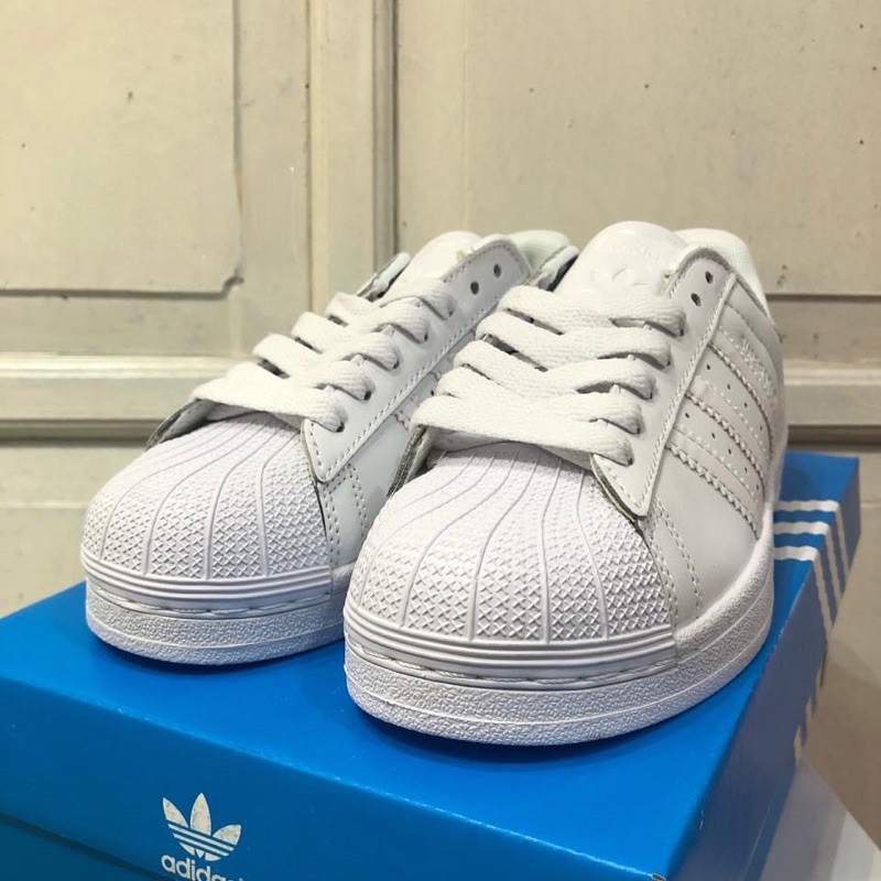 Giày thể thao sneaker super star trắng full