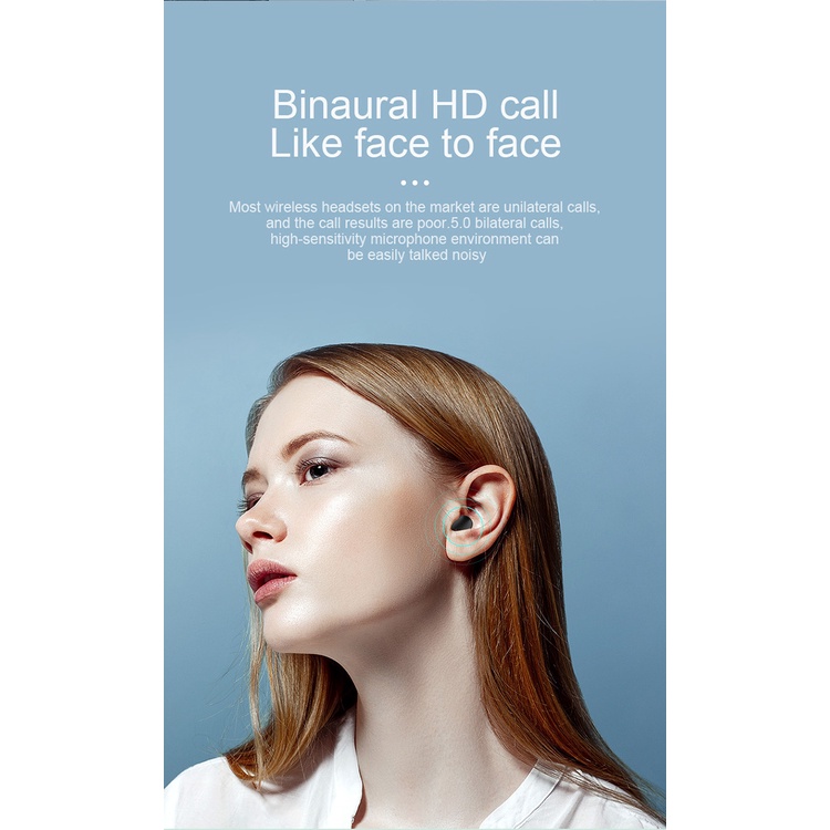 Tai Nghe Bluetooth 5.0 Không Dây A6S TWS Có Mic Cho Xiaomi Samsung Huawei OnePlus C78Z