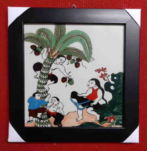 Tranh treo tường bằng sứ