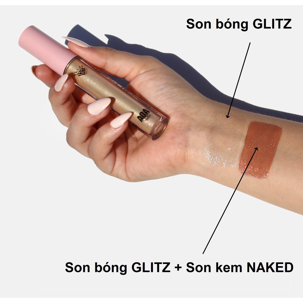 [Bill Mỹ] Son bóng có nhũ AOA Diamond Lipgloss / Shopmissa | BigBuy360 - bigbuy360.vn