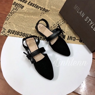 Sandal kín mũi đế bệt