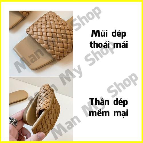 Dép Nữ Đan Thoáng Khí Đi Mùa Hè Trong Nhà Thời Trang Đi Làm, Đi Chơi Đẹp Giá Rẻ 2020 Man My Shop