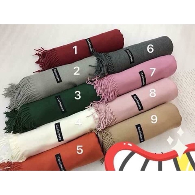 Combo sỉ 10 khăn cashmere
