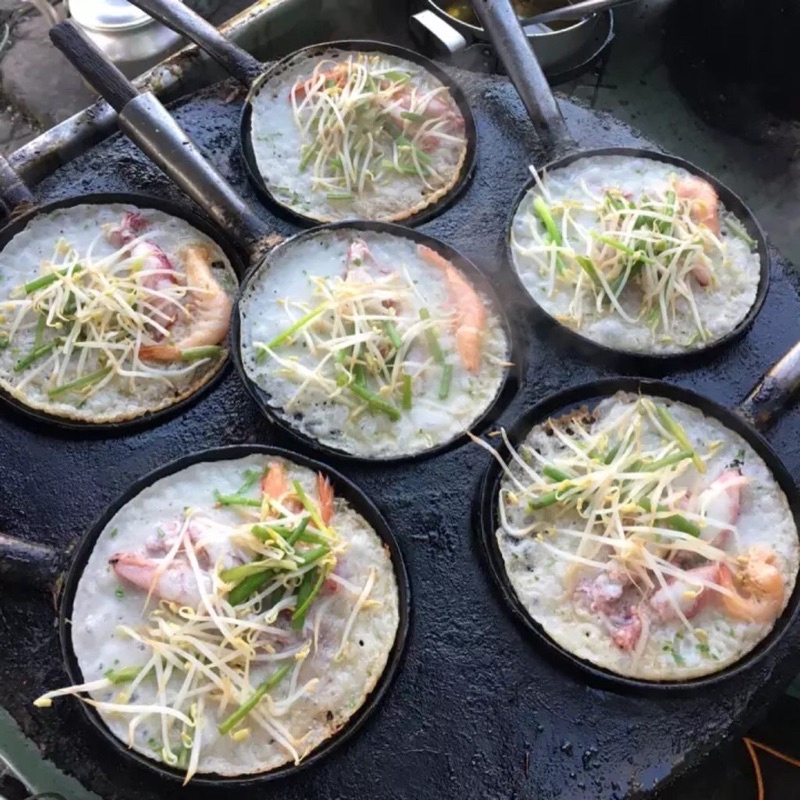 KHUÔN ĐỔ BÁNH XÈO MIỀN TRUNG -15CM-17CM-20CM - BỘT BÁNH XÈO QUÊ