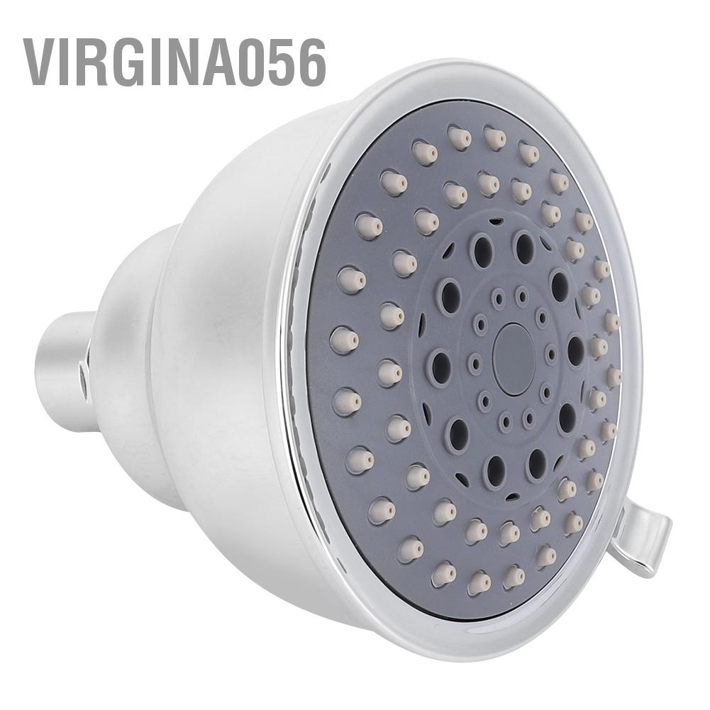 Virgina056 G1/2in 5 Functions Adjustable Shower Head Top Spray for Bathing Place Hotel