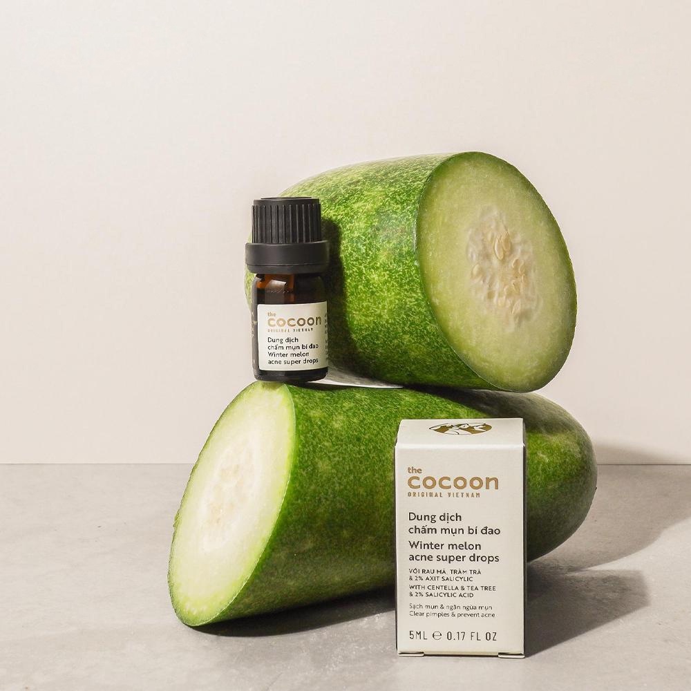 Dung dịch chấm mụn bí đao Cocoon Winter Melon Acne Super Drops 5ml