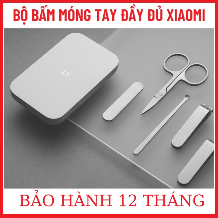 Bộ Bấm Móng Tay Xiaomi-Đầy Đủ Dụng Cụ-Không Dỉ-Thiết Kế Sang Trọng-Bảo Hành 12 Tháng