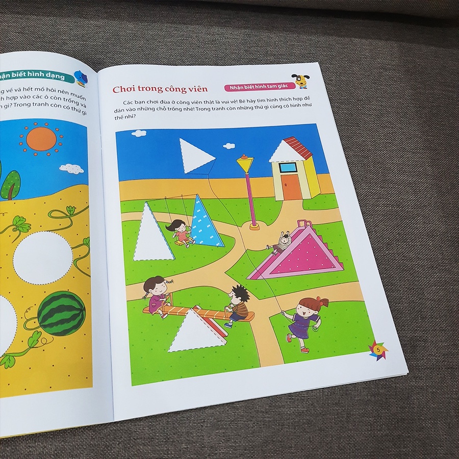 Sách: Dạo Chơi Cùng Toán Học - Trò Chơi Dán Giấy