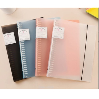 Sổ tay bìa còng A5 A4 tháo lắp dễ dàng tiện lợi 100 gsm giấy dày viết ko lem mực