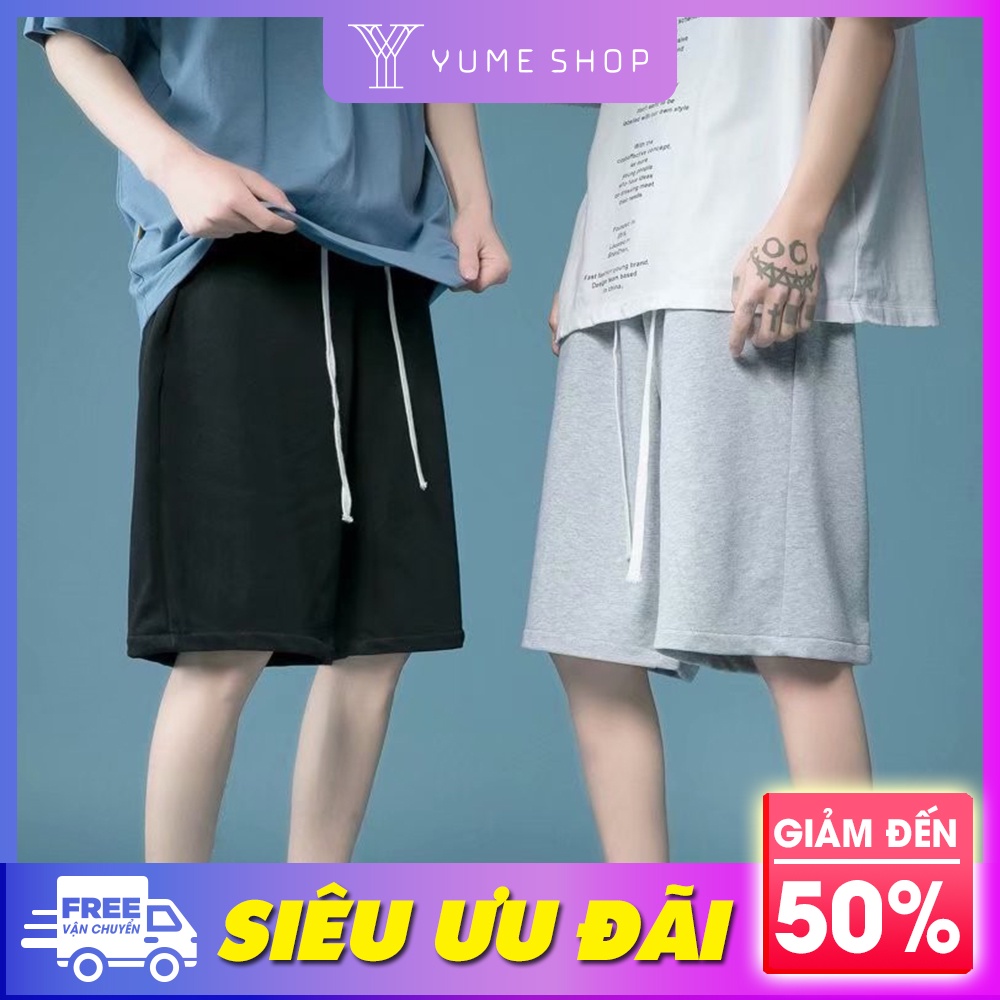 Quần short đùi nam nữ thể thao form rộng