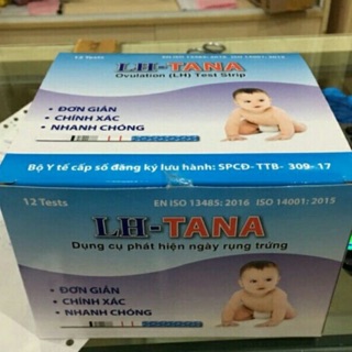 Hộp 12 quê thử Rụng trứng LH Tana