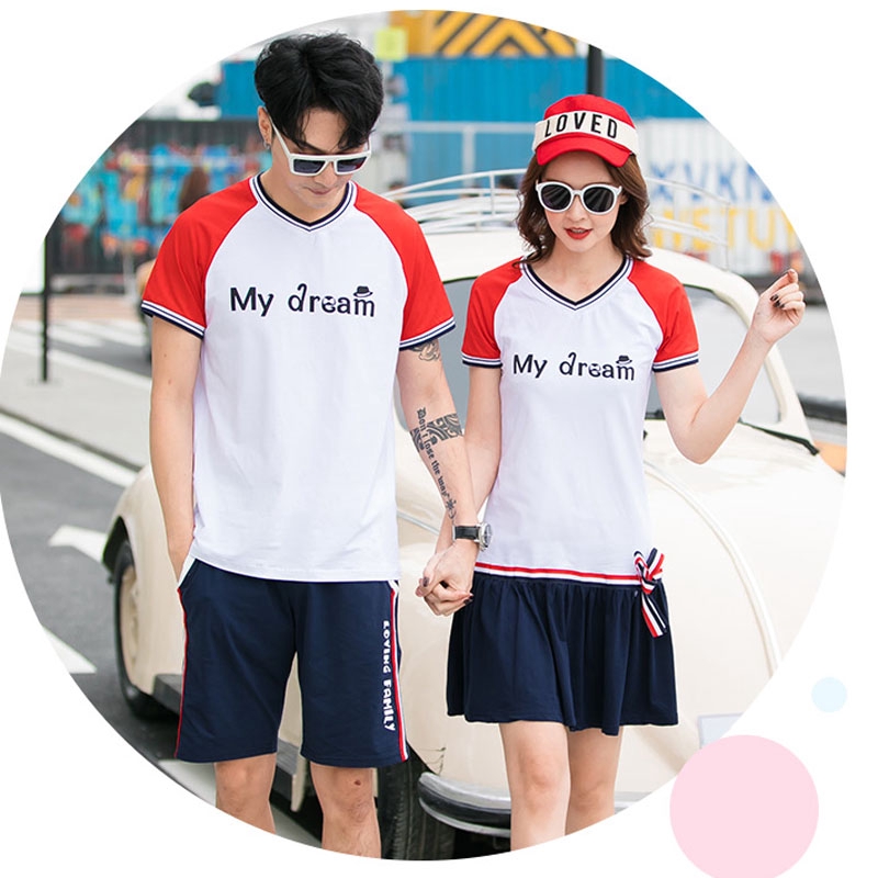 Bộ Đồng Phục Gia Đình Gồm Áo Thun + Quần Short Thời Trang Mùa Hè 2019 Cho Mẹ Và Bé