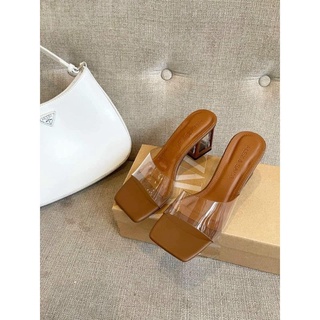 Guốc quai trong nâu Basic