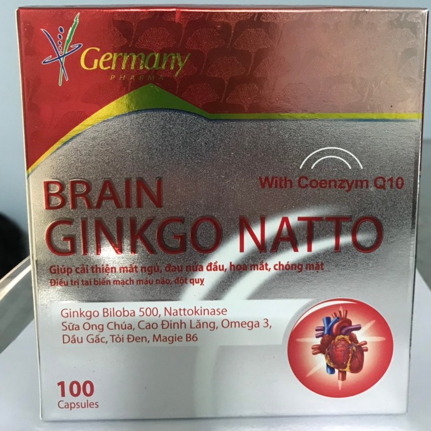 VIÊN UỐNG BỔ NÃO BRAIN GINKO NATTO TĂNG CƯỜNG LƯU THÔNG MÁU