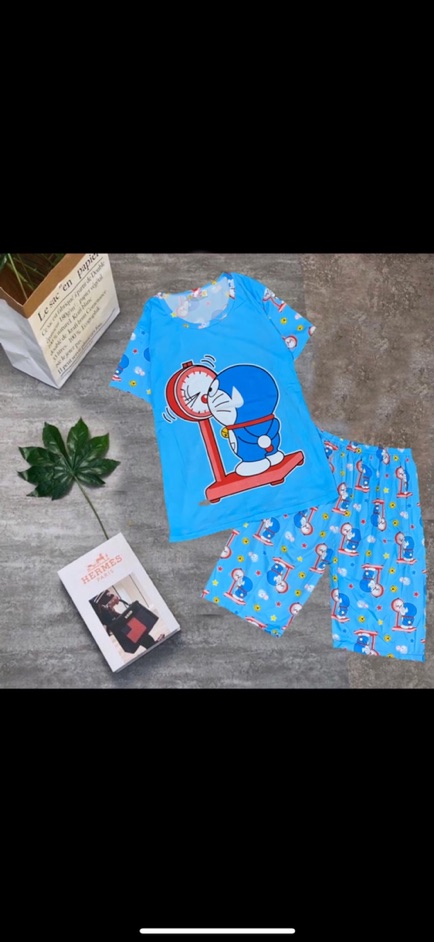 Đồ Bộ cute có size đại cho 75kg, bộ thun Quảng Châu, đồ mặc nhà, bộ ngủ thun, đồ bộ mă nhà dễ thương