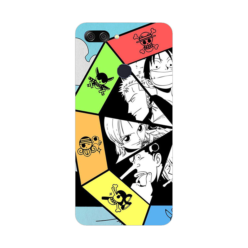 Ốp điện thoại mềm thời trang hình hoạt hình Luffy Roronoa Zoro One Piece cho ASUS Zenfone Max Plus M1 ZB570TL X018D 5 7"